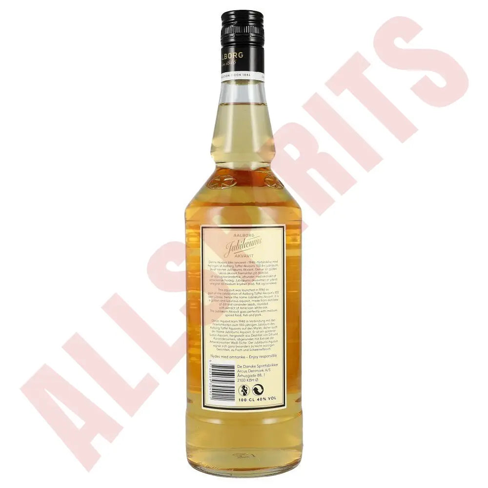 Aalborg Jubiläums Akvavit 40% 1 ltr. - AllSpirits