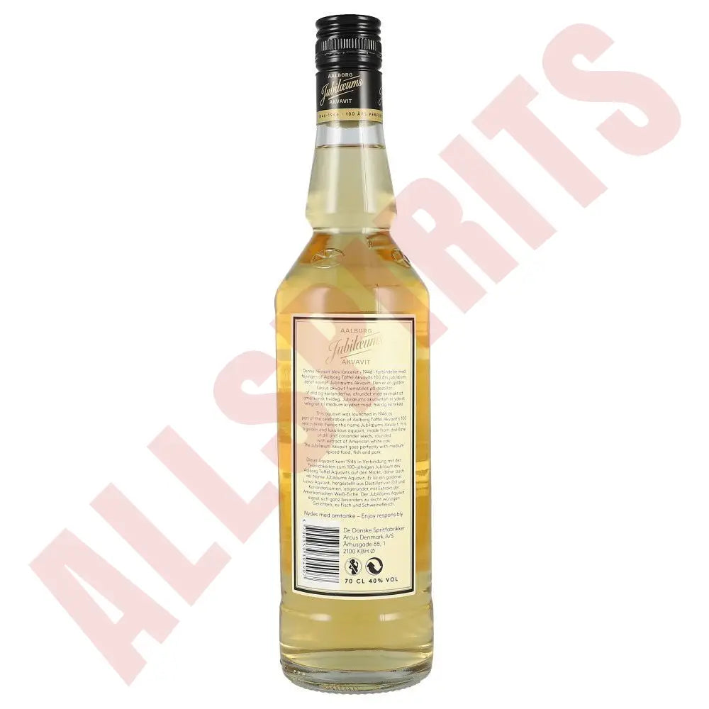 Aalborg Jubileums Akvavit 40% 0,7 ltr. - AllSpirits