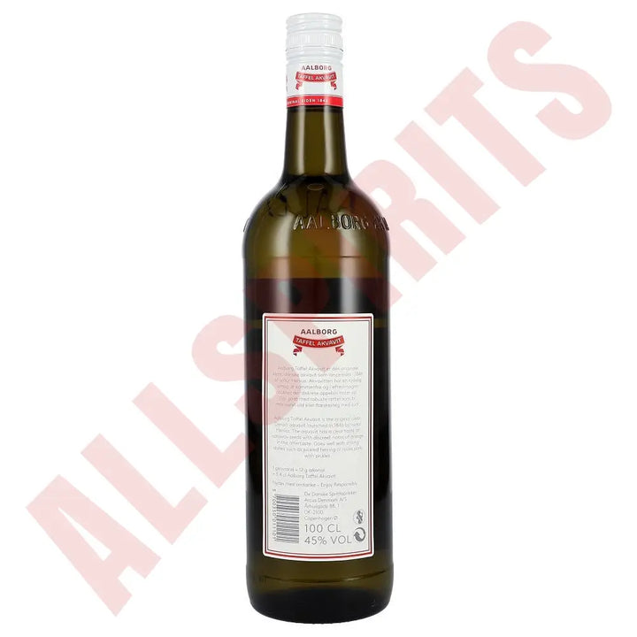 Aalborg Taffel Akvavit 45% 1 ltr. - AllSpirits