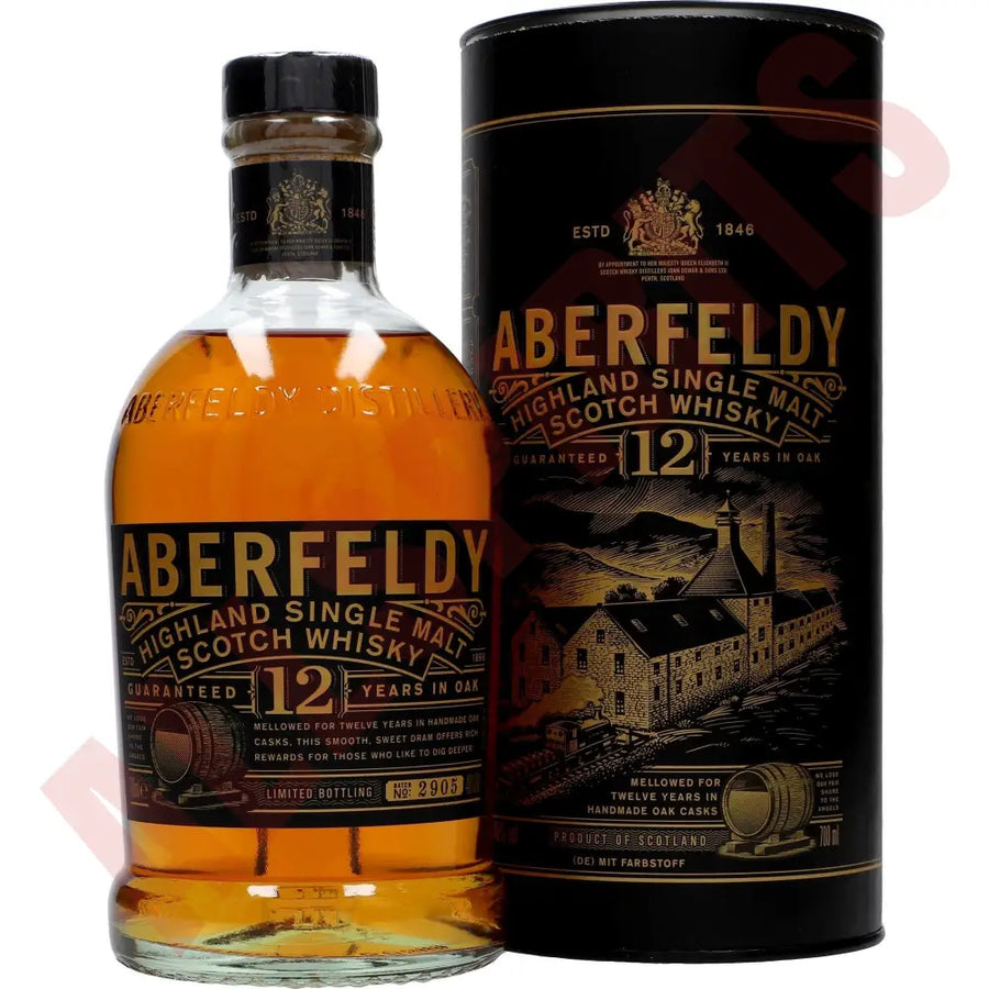 Aberfeldy 12 Years Single Highland Malt 40% 0,7 ltr. - AllSpirits