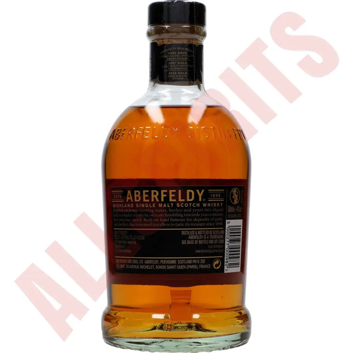 Aberfeldy 12 Years Single Highland Malt 40% 0,7 ltr. - AllSpirits