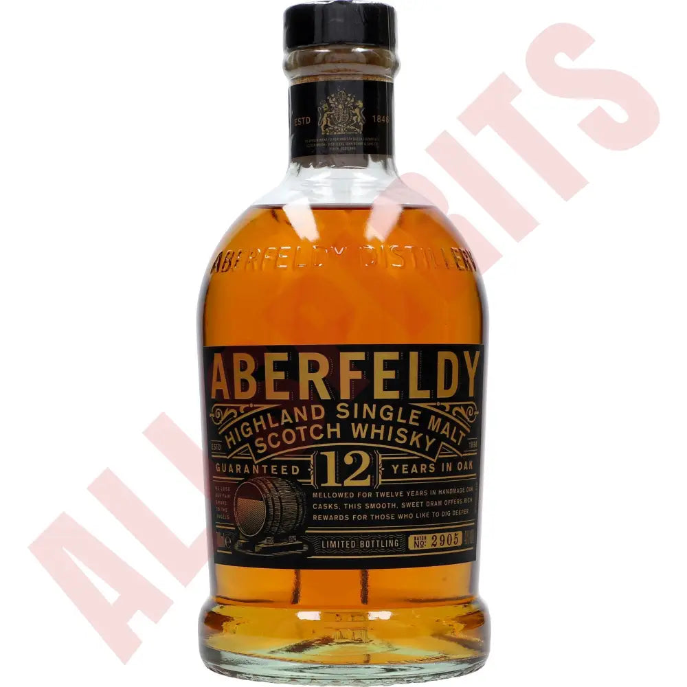 Aberfeldy 12 Years Single Highland Malt 40% 0,7 ltr. - AllSpirits