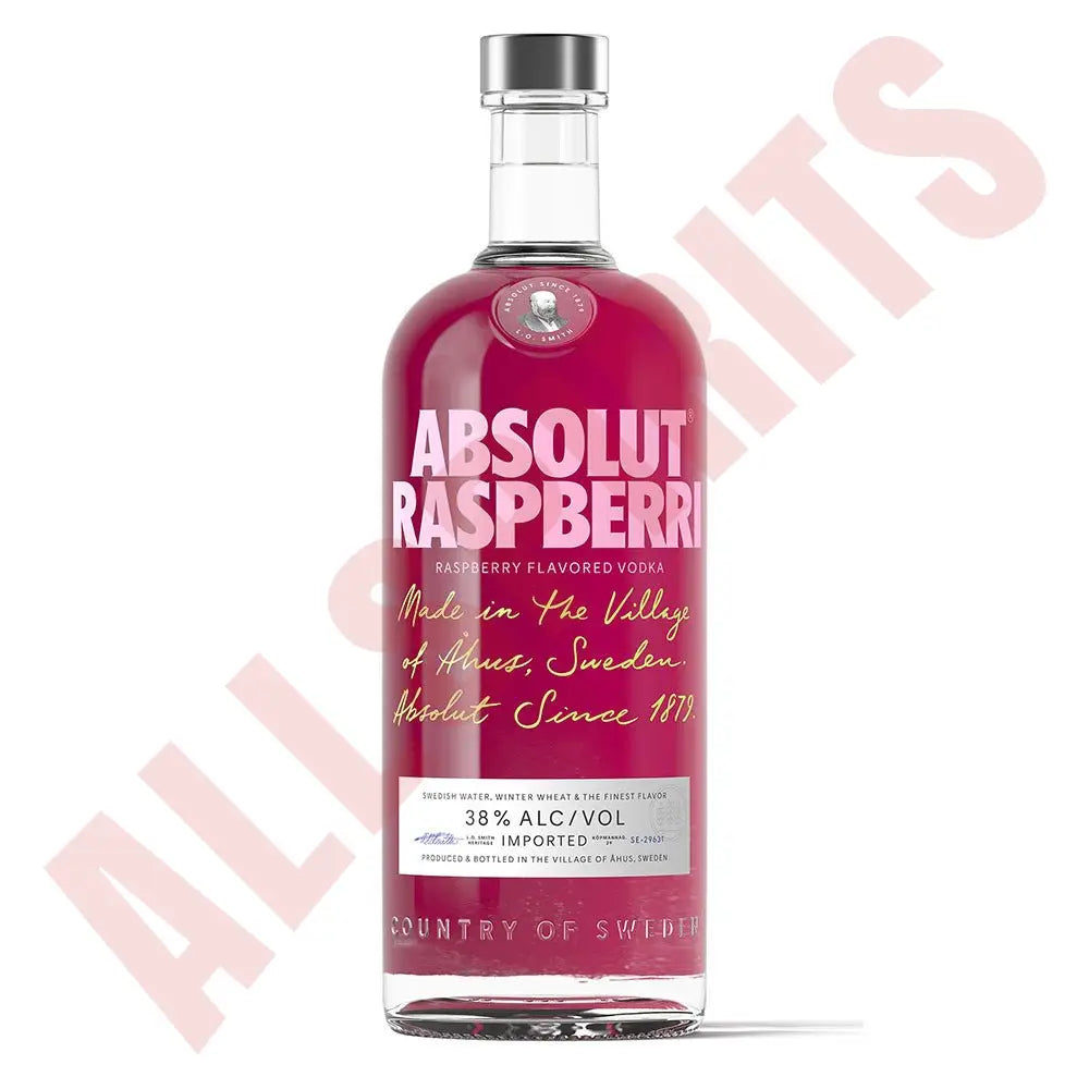 Absolut Raspberri 38% 1 ltr. - AllSpirits