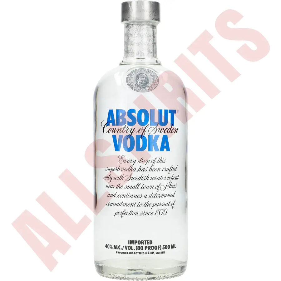 Absolut Vodka 40% 0,5 ltr. - AllSpirits