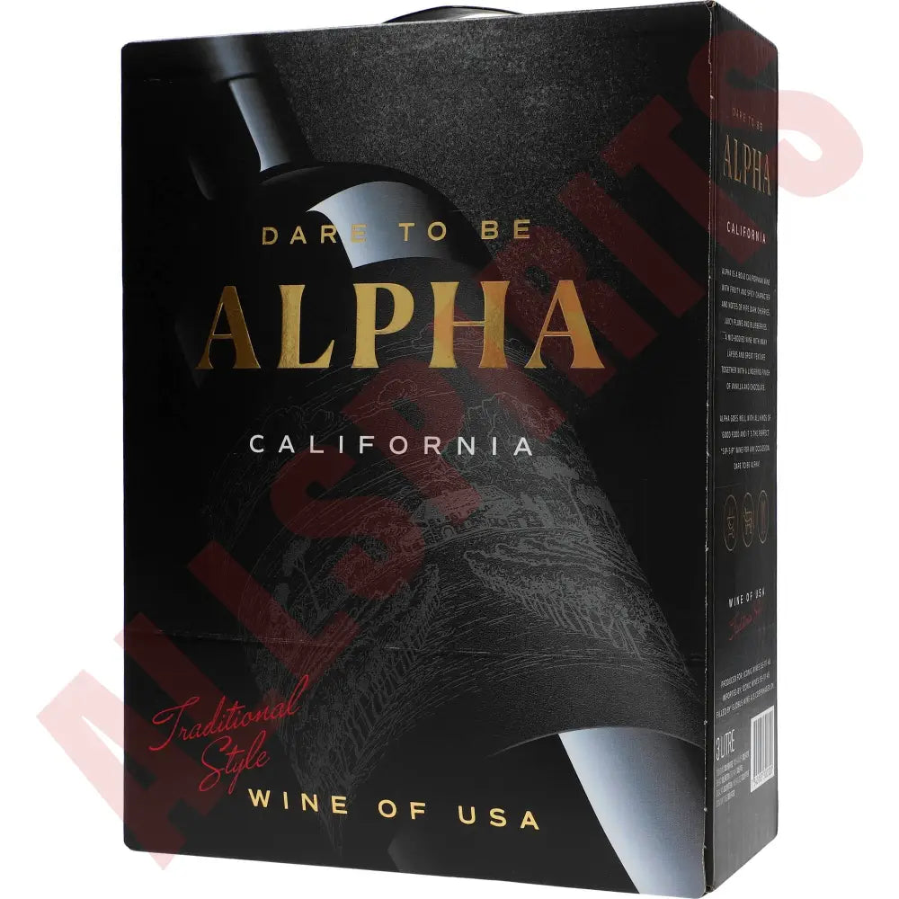 Alpha Red Wine 14 % 3L - AllSpirits