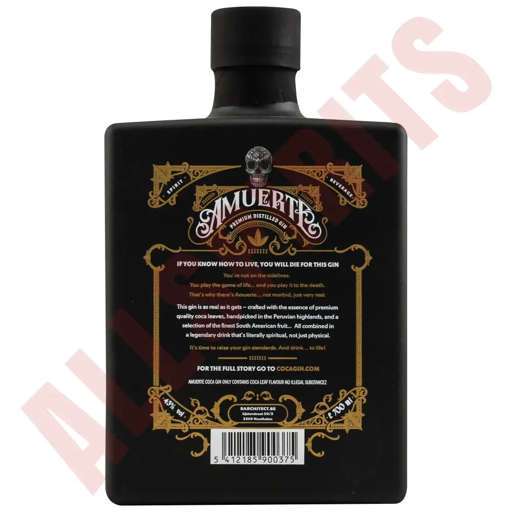 Amuerte Coca Leaf Gin Black Edition 43% 0,7l - AllSpirits