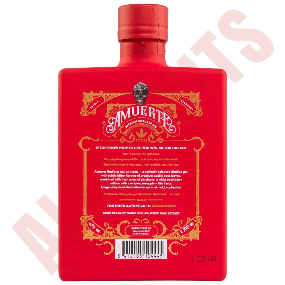 Amuerte Coca Leaf Gin Red Edition 43% 0,7l - AllSpirits