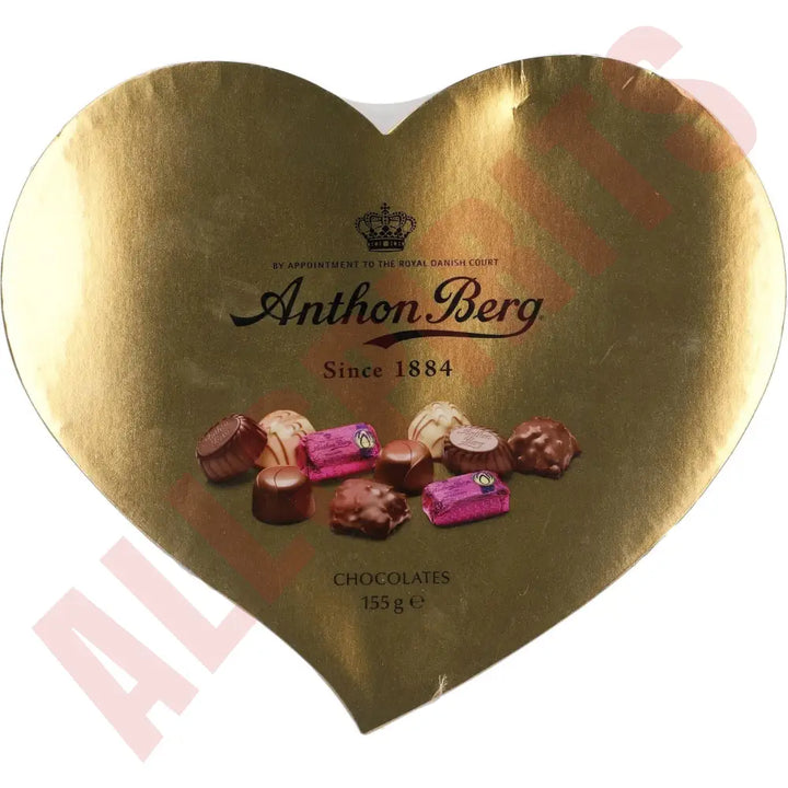 Anthon Berg Luxury Gold Heart 155g - AllSpirits