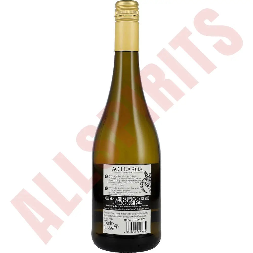 Aotearoa Sauvignon Blanc 12,5% 0,75 ltr. - AllSpirits