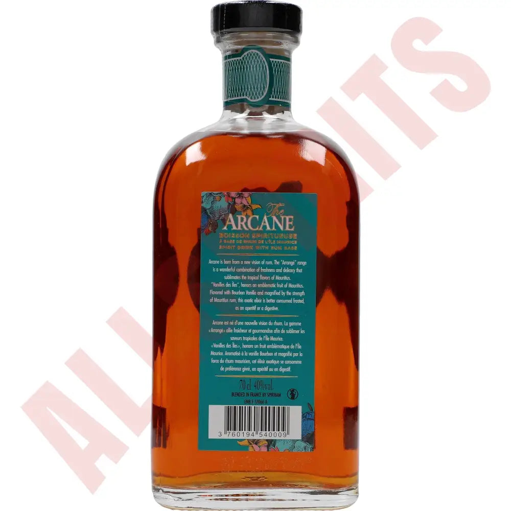 Arcane Arrangé Vanilles des îles 0,7L 40% - AllSpirits