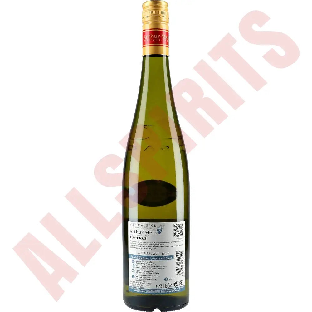 Arthur Metz Pinot Gris 12,5% 0,75 ltr - AllSpirits