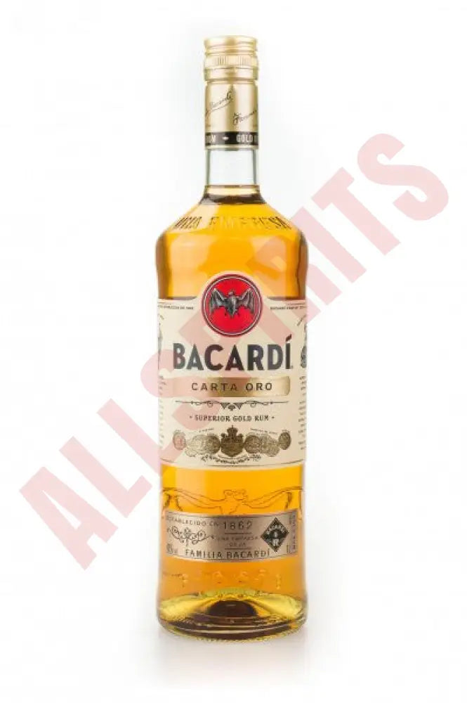 Bacardi Carta Oro 37,5% 1 ltr. - AllSpirits