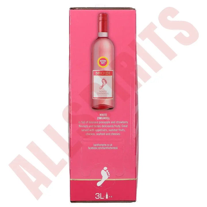 Barefoot White Zinfandel 8,5% 3 ltr. - AllSpirits