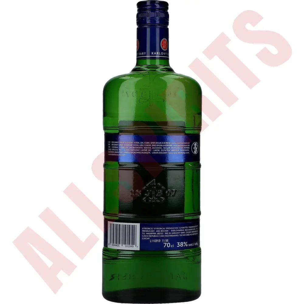 Becherovka Kräuterlikör 38% 0,70l Fl - AllSpirits