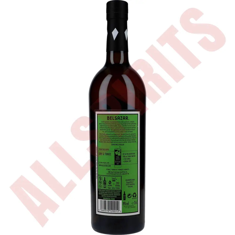 Belsazar Vermouth Dry 19% 0,75L - AllSpirits