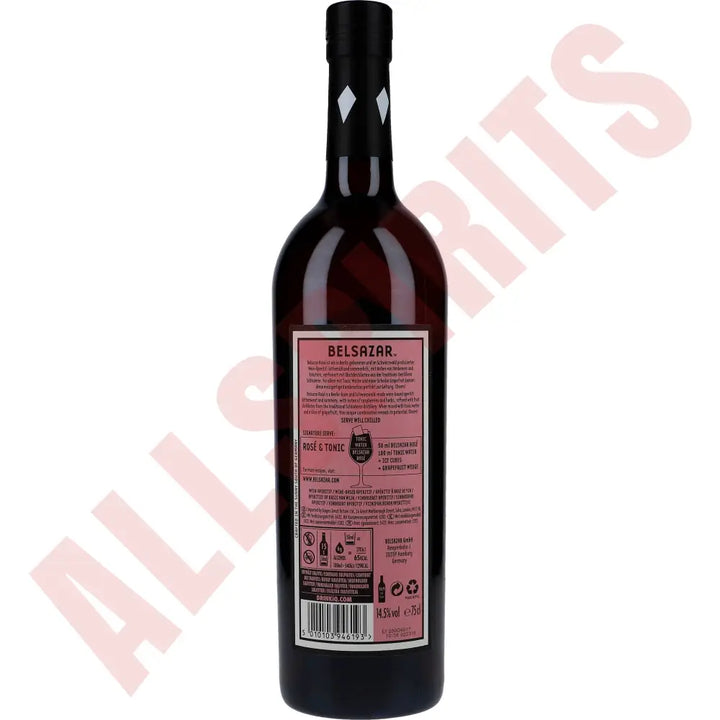 Belsazar Wein-Aperitif Rosč 14,5% 0,75 ltr. - AllSpirits