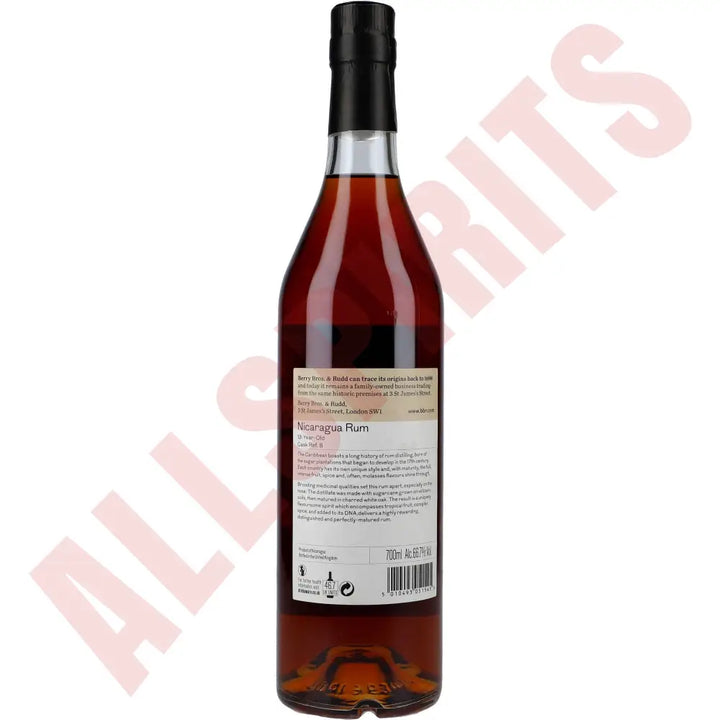 Berry Bros & Rudd Nicaraguan Single Cask Rum Cask Strength 13YO 66,7% 0,7L - AllSpirits