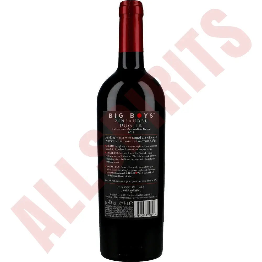 Big Boys Zinfandel 14 % 0,75 ltr. - AllSpirits