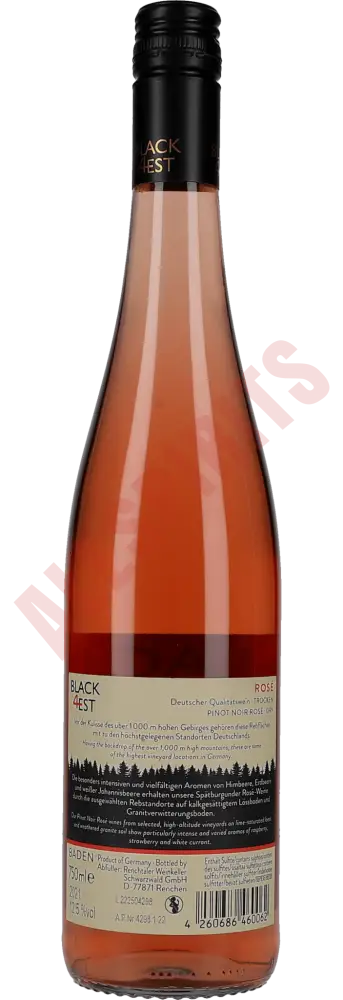 Black 4est Rosé 12,5% 0,75 ltr. - AllSpirits