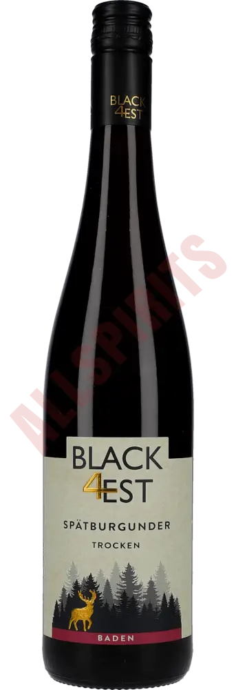 Black 4est Spätburgunder 13,5% 0,75 ltr. - AllSpirits