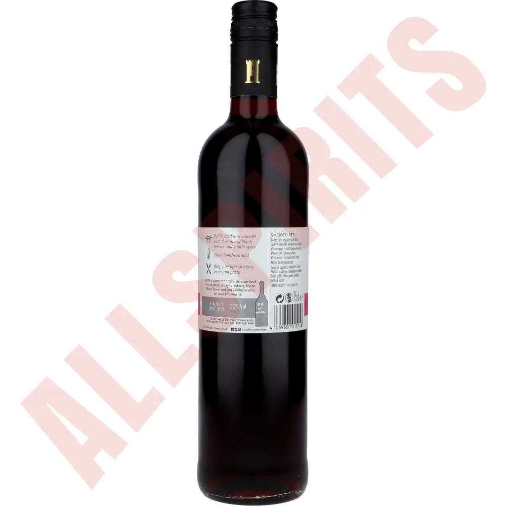 Black Tower Smooth Red 12% 0,75 ltr. - AllSpirits