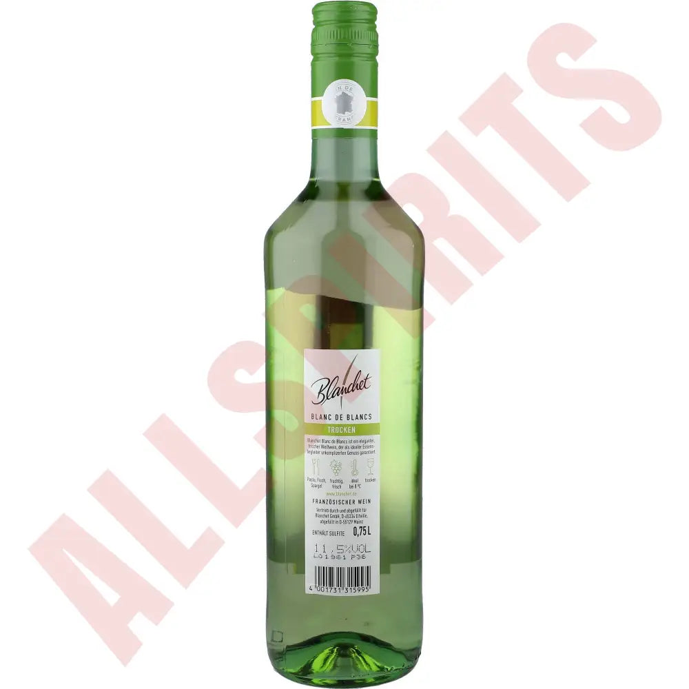 Blanchet Blanc de Blancs Trocken 11,5% 0,75 ltr. - AllSpirits