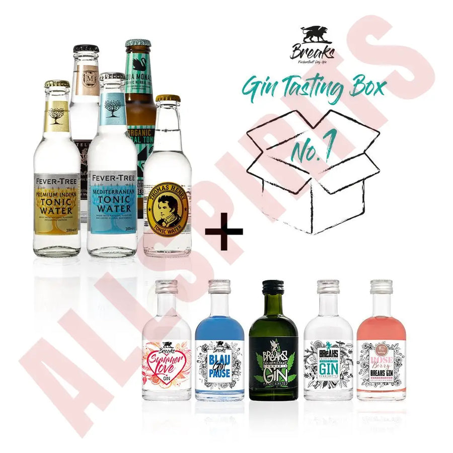 Breaks Gin Tasting Box 44% 1,25 ltr. - AllSpirits