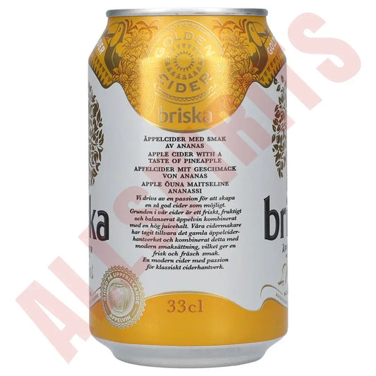 Briska Äppelcider Ananas 4,5% 24x 0,33 ltr. zzgl. DPG Pfand