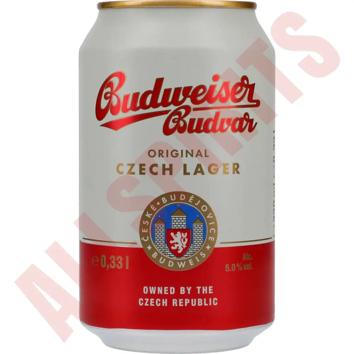 Budweiser 5% 24x 0,33 ltr. zzgl. DPG Pfand - AllSpirits