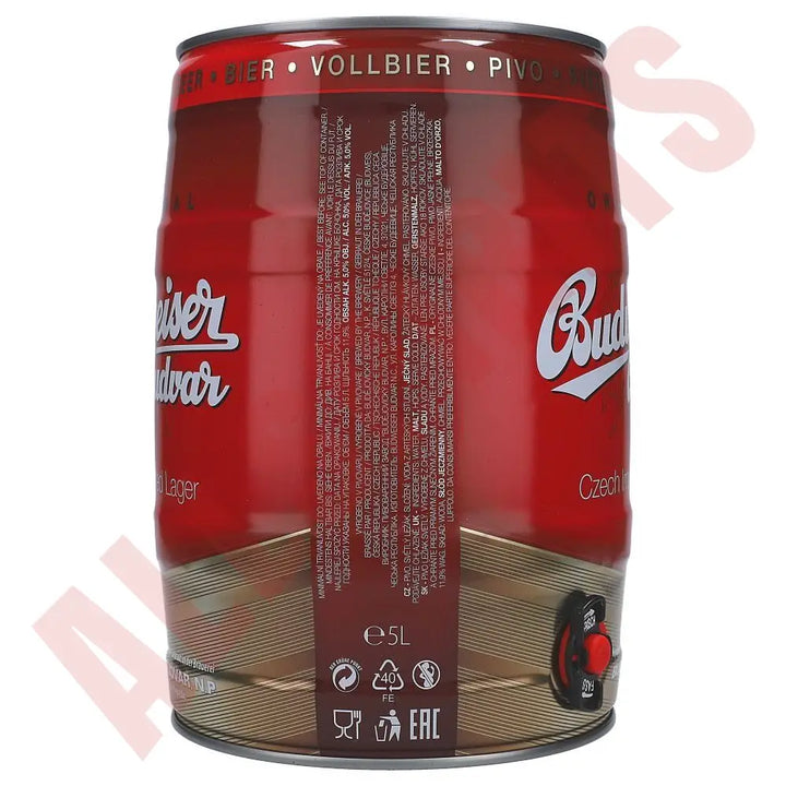 Budweiser 5% 5 ltr. - AllSpirits