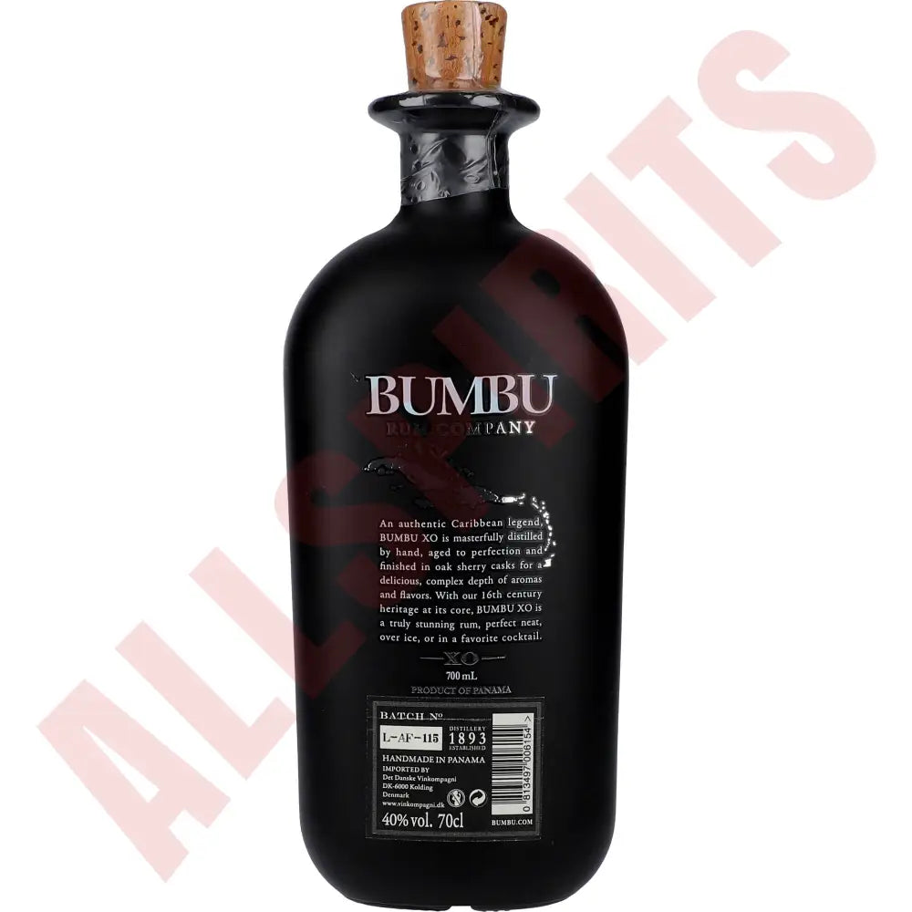 Bumbu XO 40% 0,7 ltr. - AllSpirits