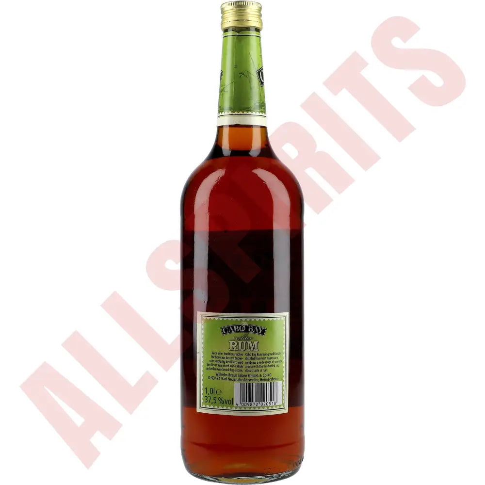 Cabo Bay Echter Rum 37,5% 1 ltr. - AllSpirits