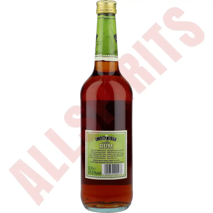 Cabo Bay Echter Rum 54% 0,7 ltr. - AllSpirits