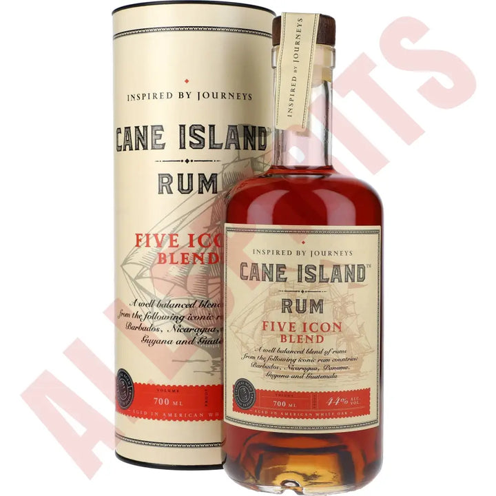 Cane Island Five Icon Blend Rum 44% 0,7 ltr. - AllSpirits