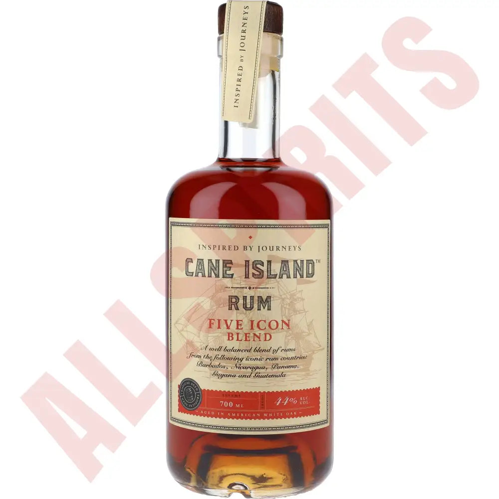 Cane Island Five Icon Blend Rum 44% 0,7 ltr. - AllSpirits