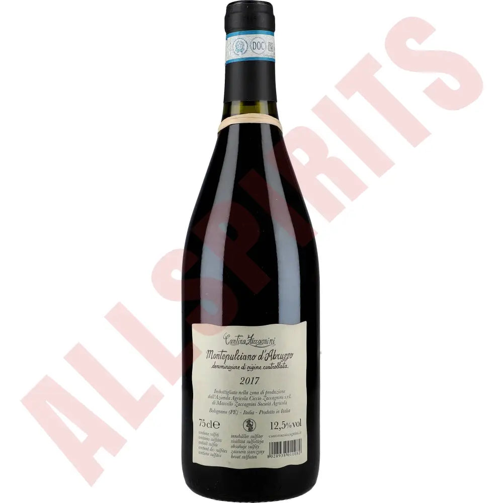 Cantina Zaccagnini Mont. d. Abruzzo 12,5% 0,75 ltr. - AllSpirits