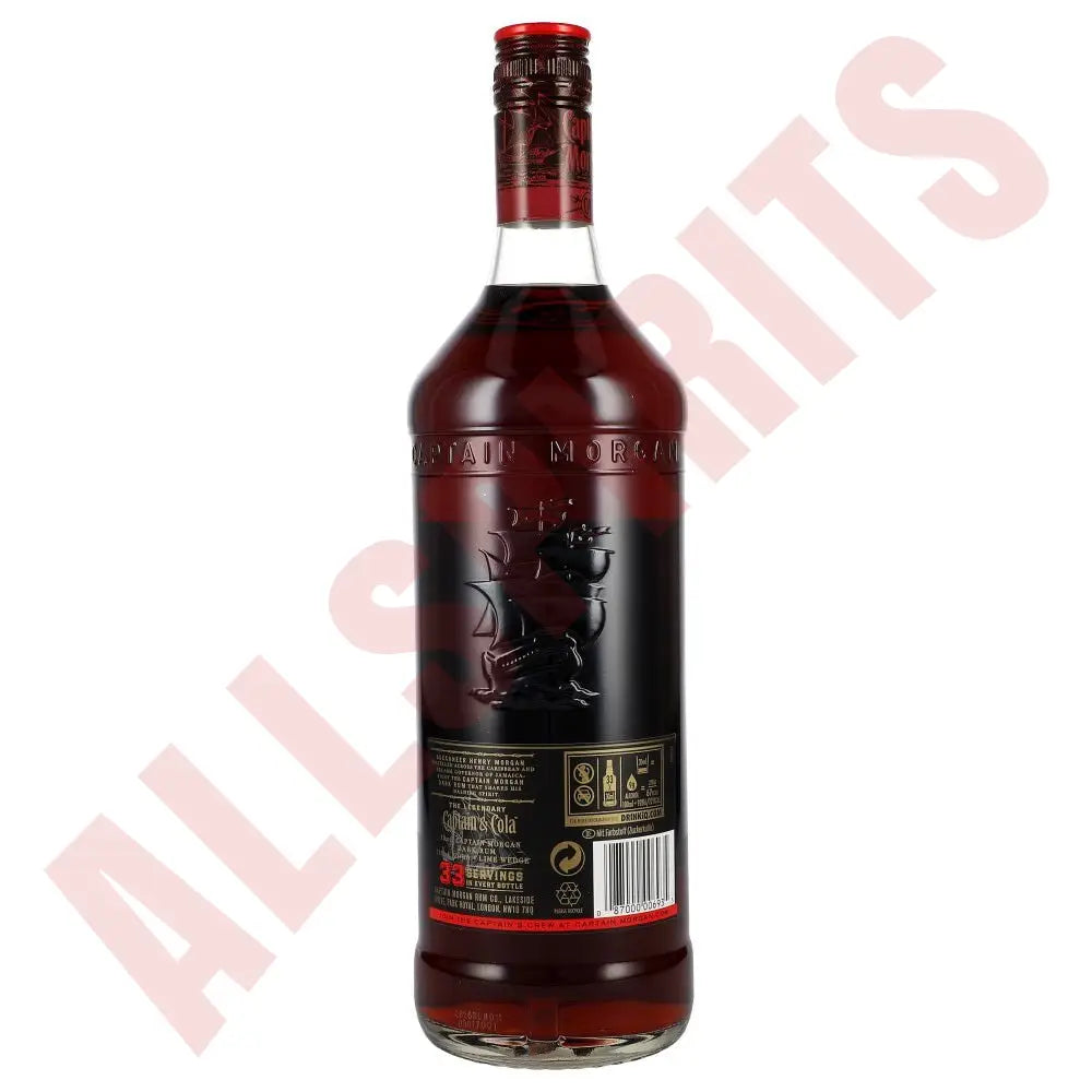 Captain Morgan Black 40% 1 ltr. - AllSpirits