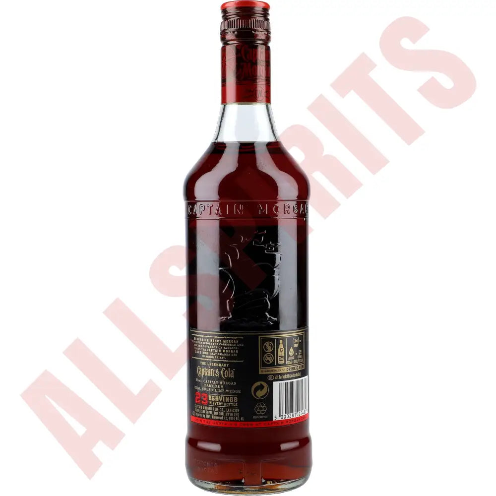 Captain Morgan Dark Rum 40% 0,7 ltr. - AllSpirits