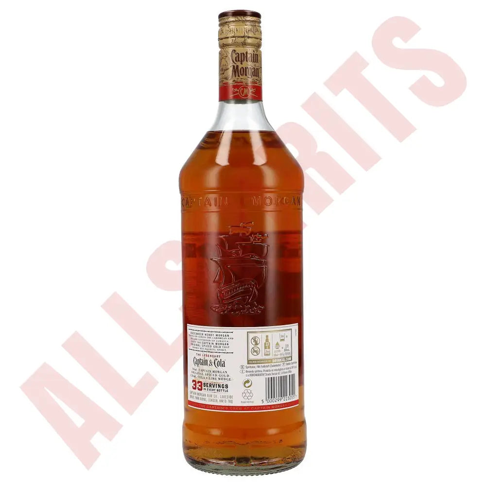 Captain Morgan Spiced Gold 35% 1,0 ltr. - AllSpirits