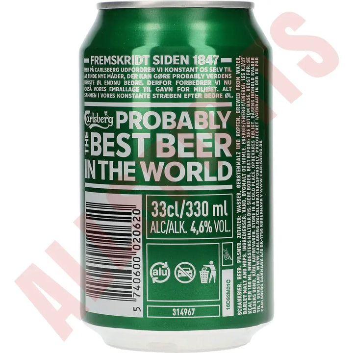 Carlsberg Pils 4,6% 24x 0,33 ltr. zzgl. DPG Pfand - AllSpirits