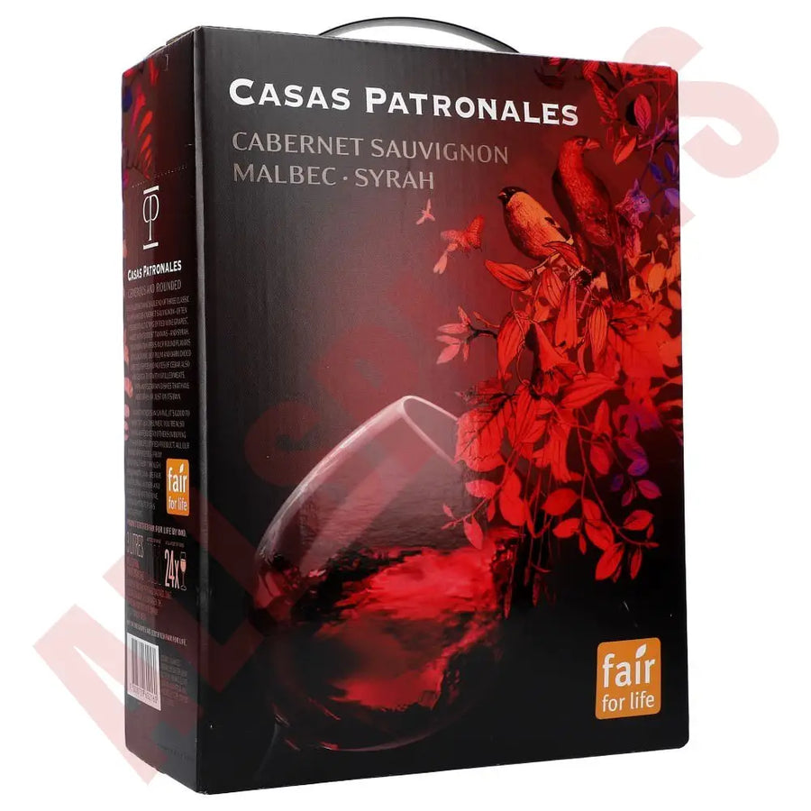 Casas Patronales Cab.Sau/Mal/Syrah 14% 3 ltr. - AllSpirits