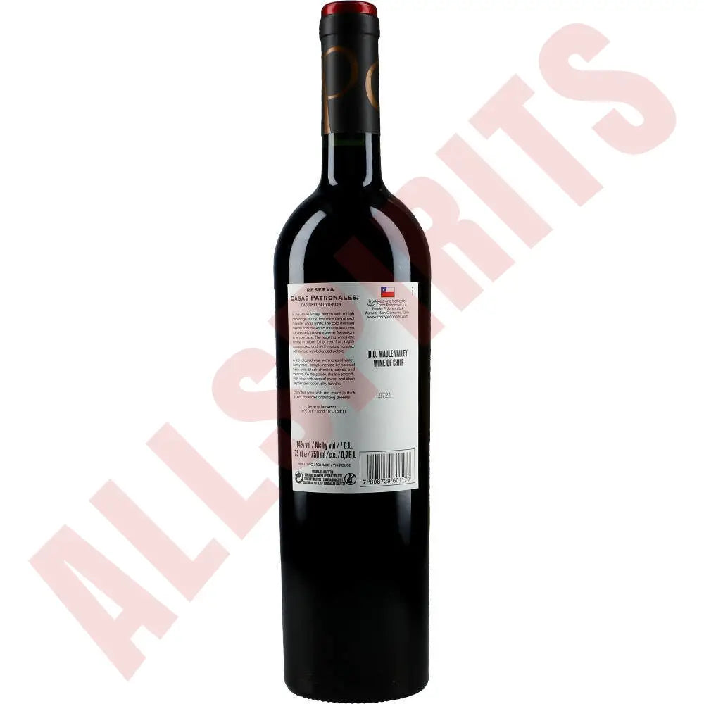 Casas Patronales Reserva Cab. Sauv. 14% 0,75 ltr. - AllSpirits