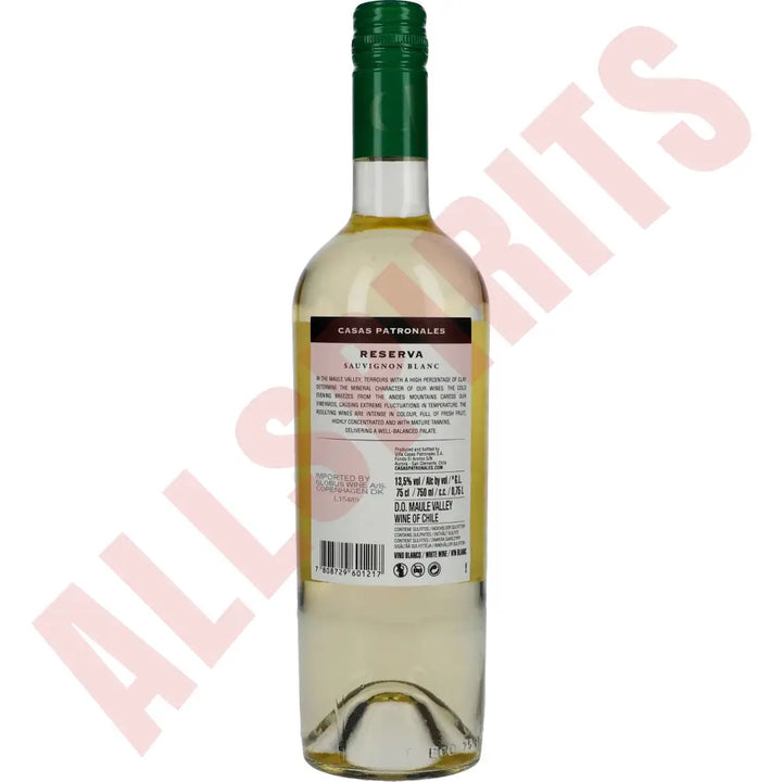 Casas Patronales Reserva Sauv. Blanc 13,5% 0,75 ltr. - AllSpirits