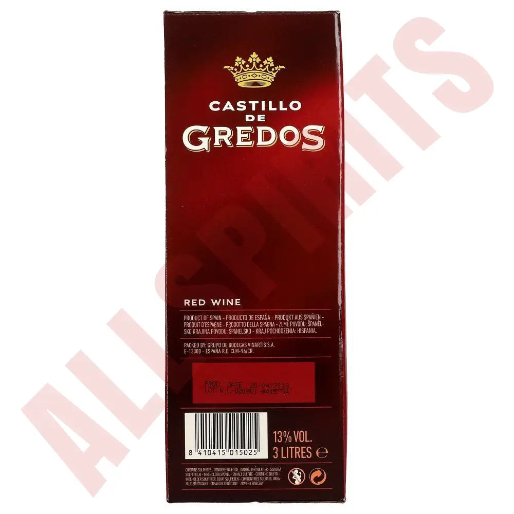 Castillo de Gredos red wine 13% 3 ltr. - AllSpirits