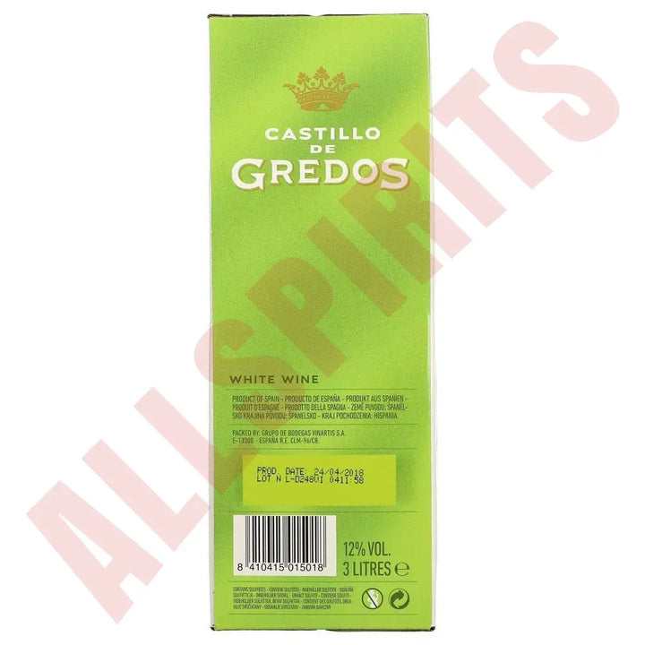 Castillo de Gredos white wine 12% 3 ltr. - AllSpirits