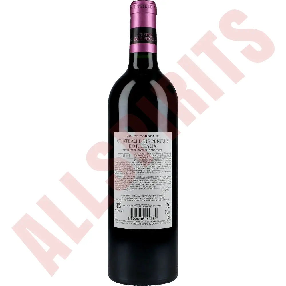 Chateau Bois Pertuis Bordeaux 14% 0,75 ltr. - AllSpirits