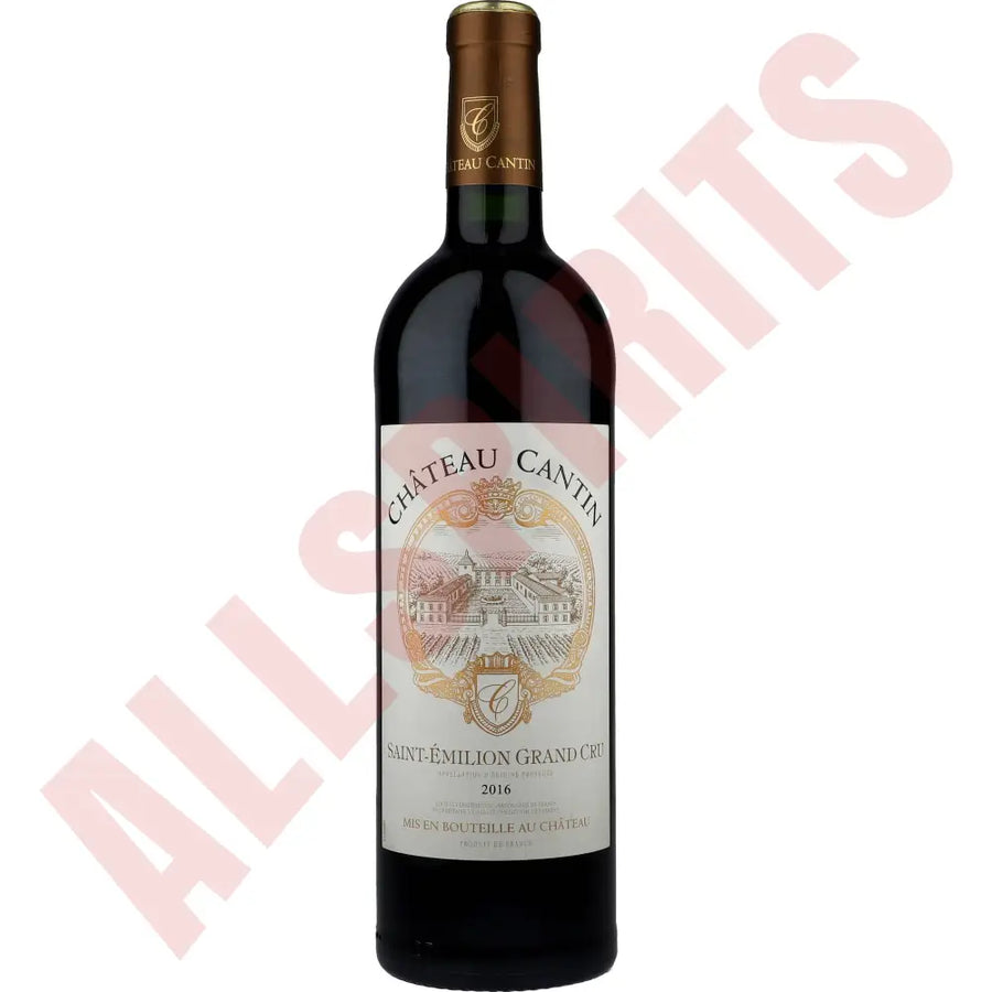 Chateau Cantin Saint Emilion Grand Cru 14,5% 0,75 ltr. - AllSpirits