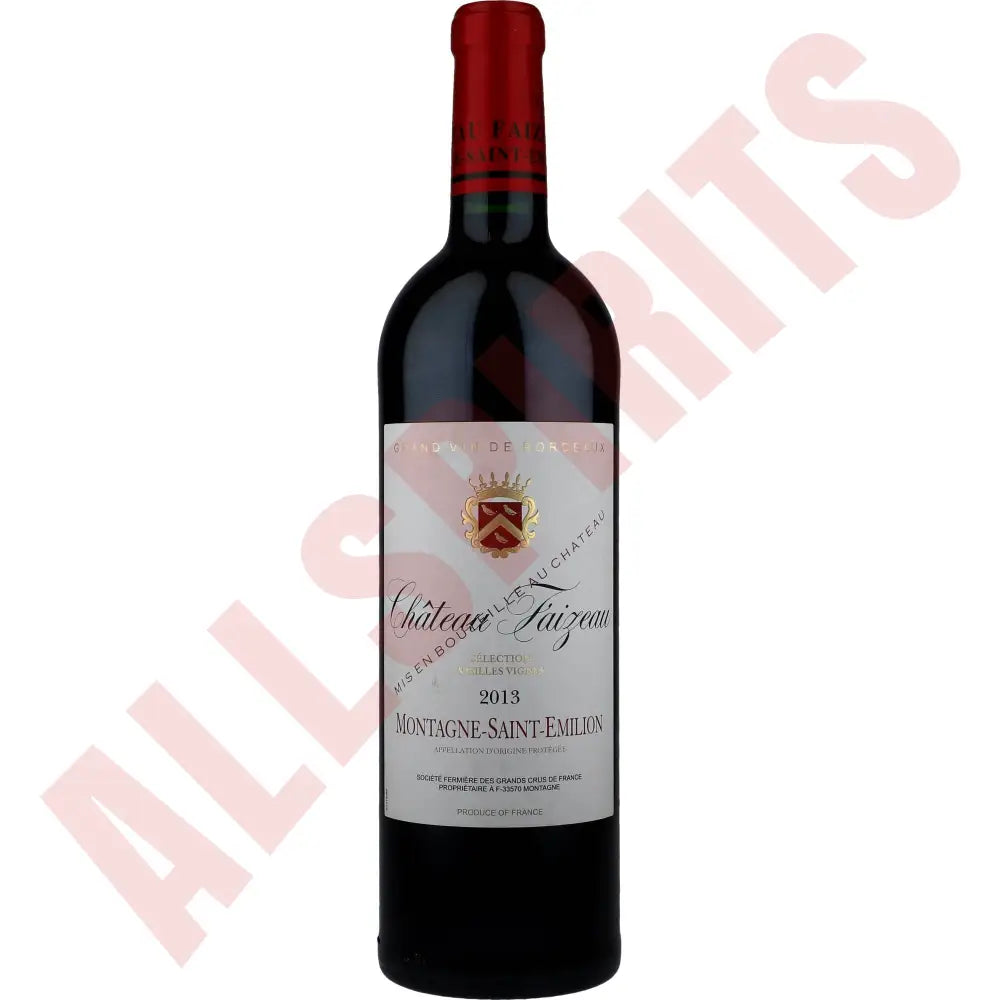 Chateau Faizeau Montagne Saint Emilion 13% 0,75 ltr. (RB) - AllSpirits