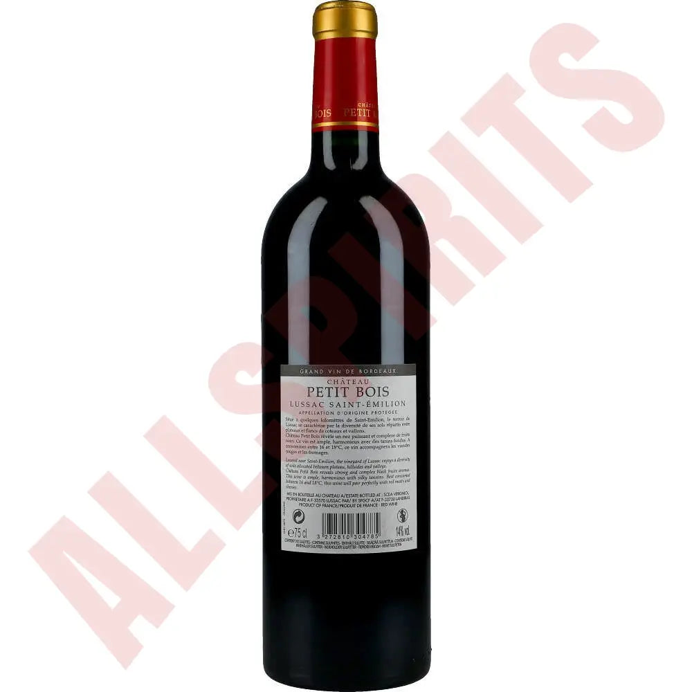 Château Petit Bois Lussac-Saint-Émilion 13,5 % 0,75 ltr. - AllSpirits