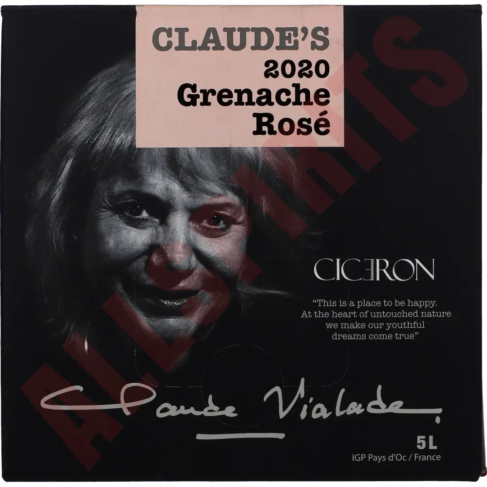 CLAUDES 2019 Grenache Rosé 12,5 % 5 ltr - AllSpirits